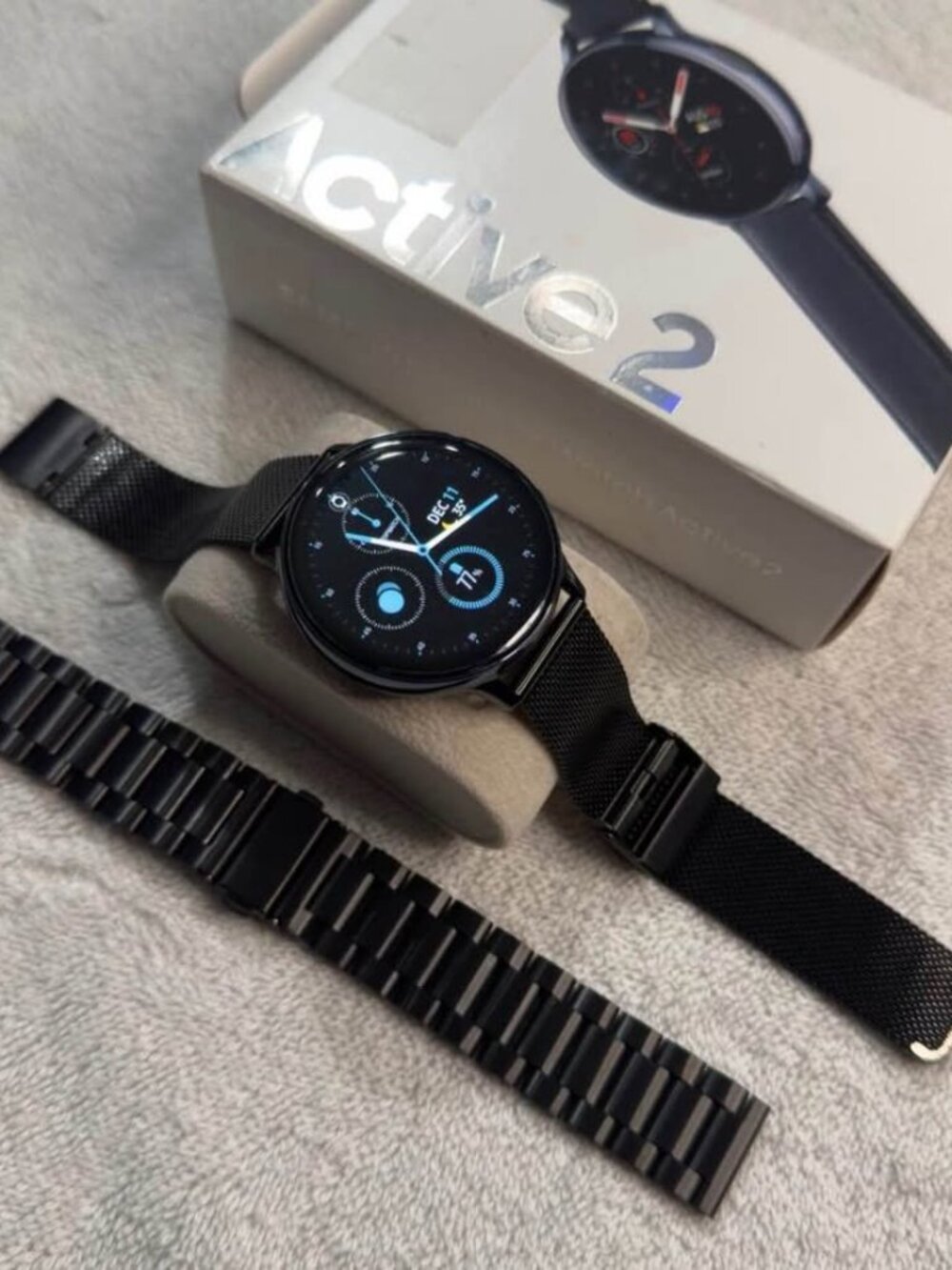 Samsung Galaxy Watch Active 2 44mm LTE Stainless Steel Workouts To Formal Events